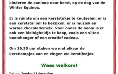 Kinderkerstfeest bij Stichting Ecoring Haarlem