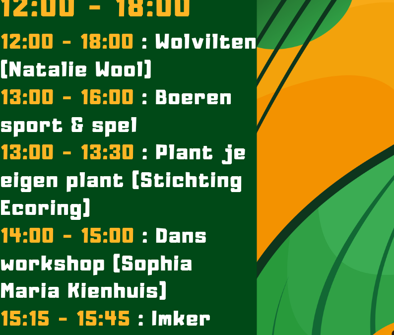 Workshops line-up