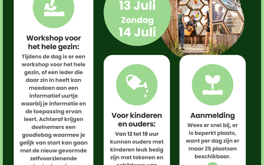 Workshop “Een fontein van voedsel uit je tuin” op Parksessies!