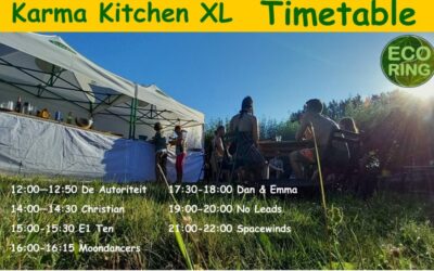 Timetable Karma Kitchen XL Buurtfeest