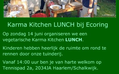 Karma Kitchen zondag 14 juni vanaf 14:00 uur